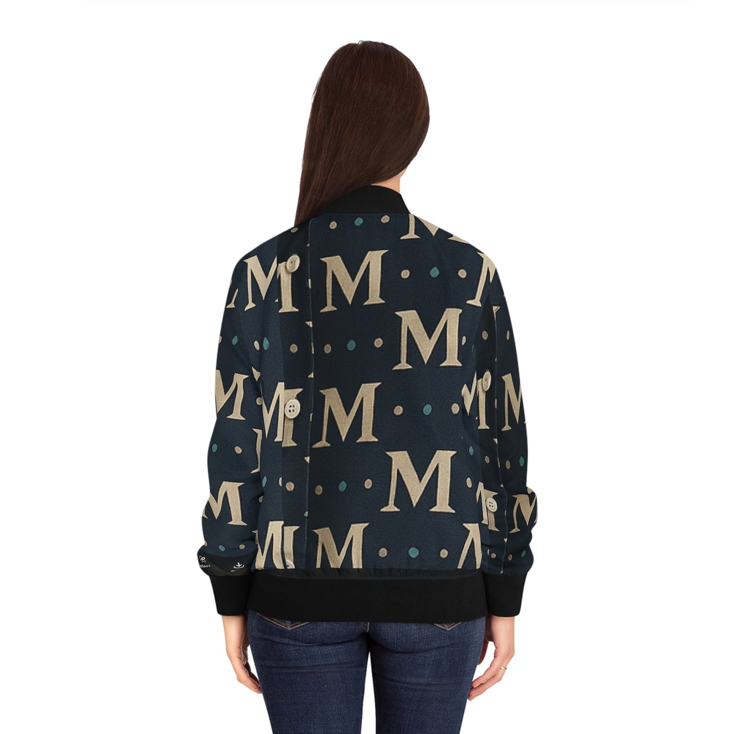 Chic Women's Bomber Jacket, Trendy Outerwear, Fashion Statement, Unique Gift, Casual Layering, Streetwear Style, Comfortable Fit
