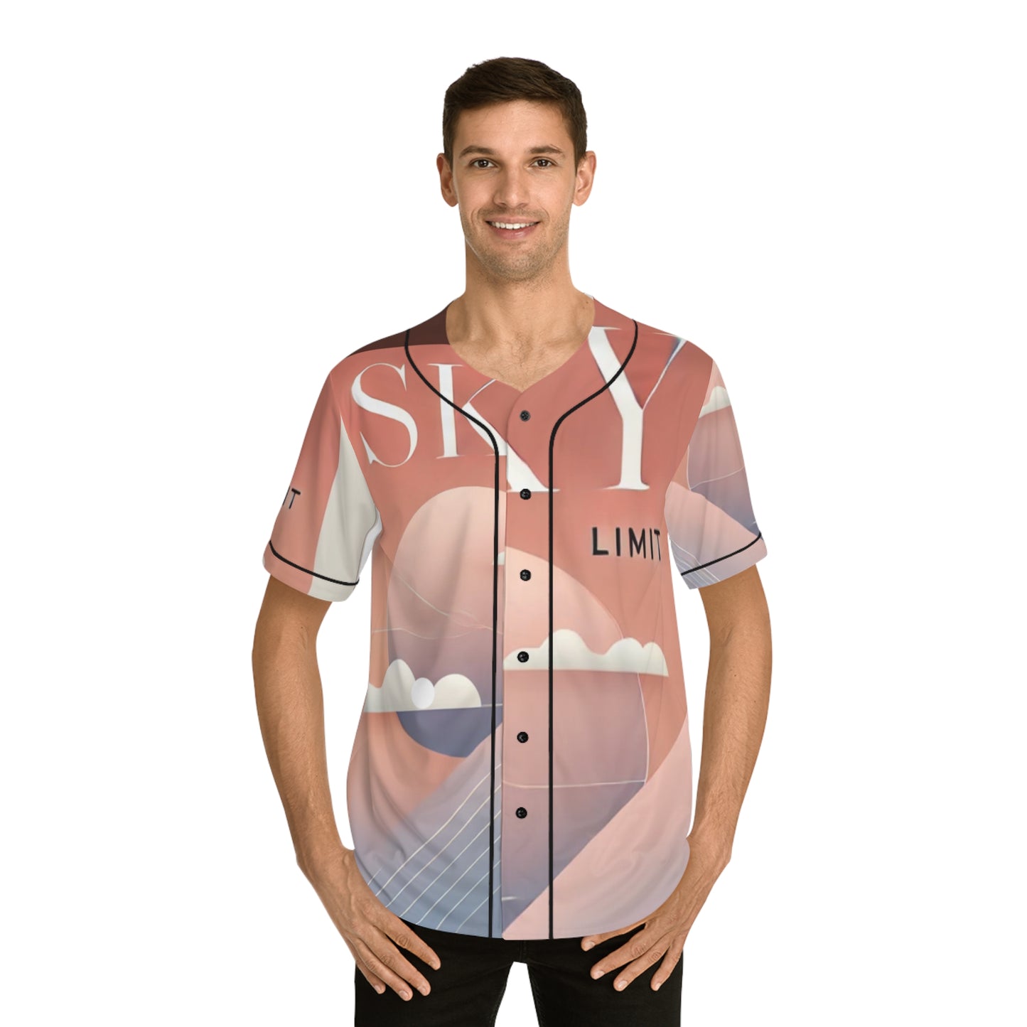 Sky Limit Men’s Baseball Jersey - Stylish Summer Sportswear