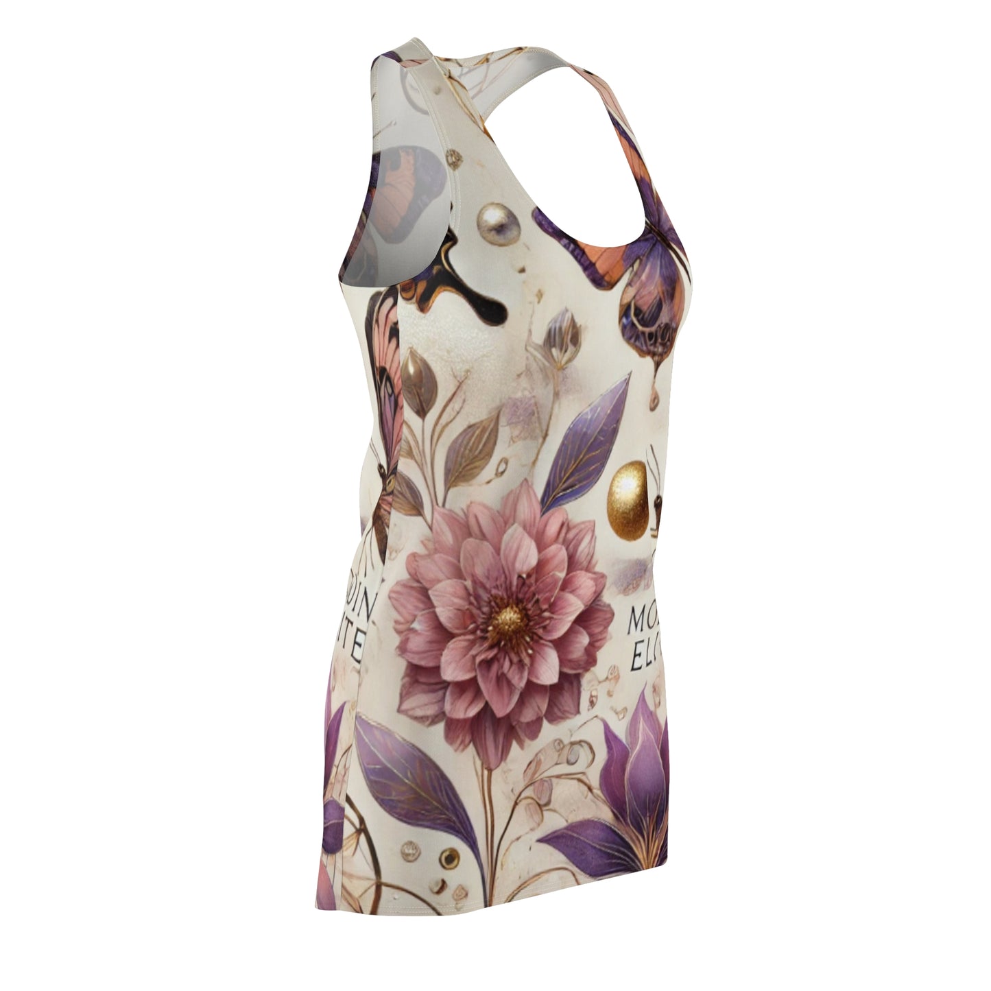 Floral Elegance Racerback Dress - Modern & Elite